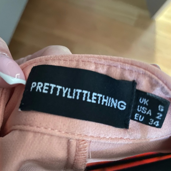 PLT puff sleeve coral mini dress - Picture 6 of 6